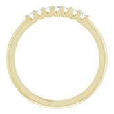 14K Yellow 1/10 CTW Natural Diamond Anniversary Band